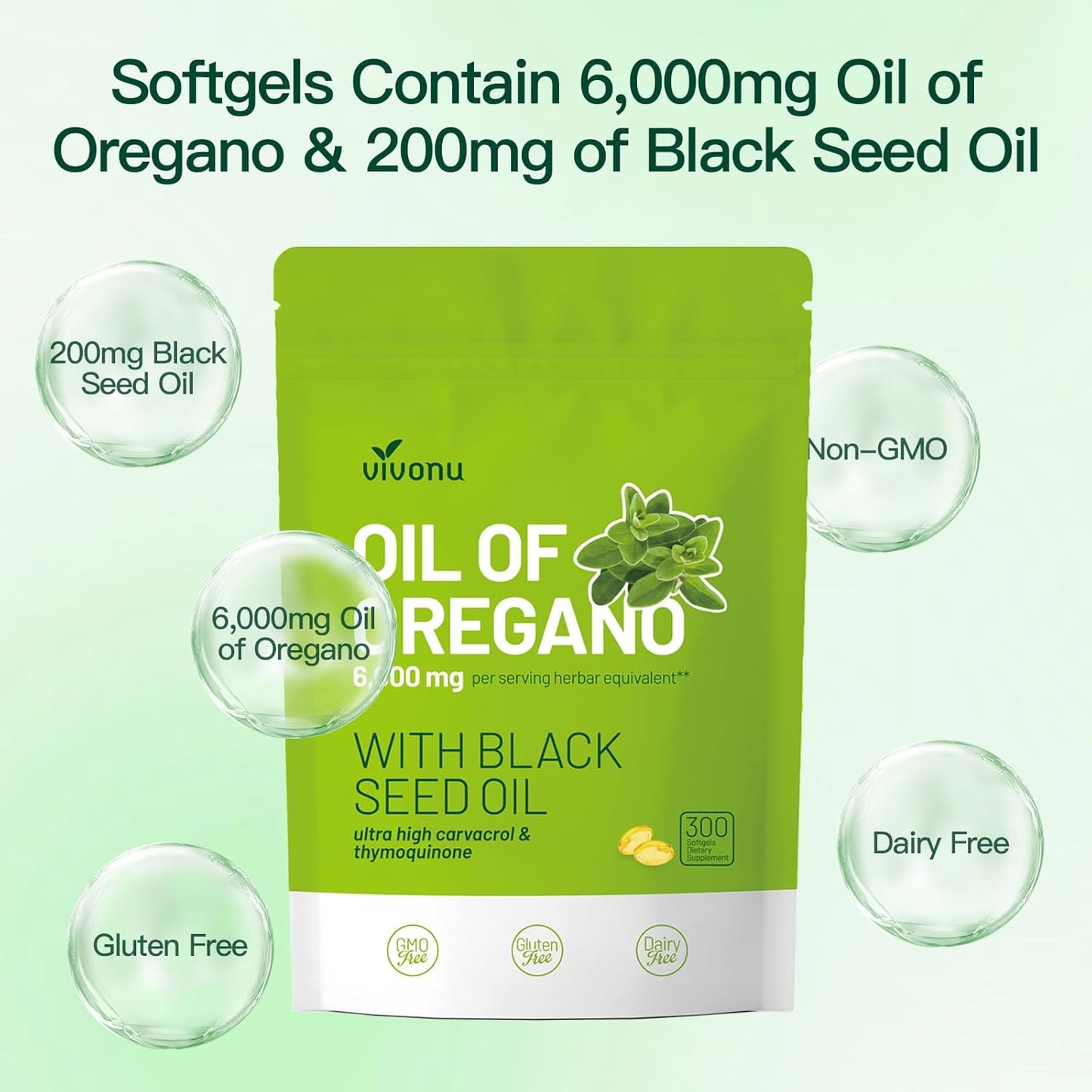 Aceite De Orégano Suplemento Vivonu