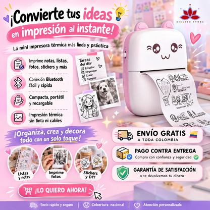🖨️✨ Mini Impresora Bluetooth Portátil VIP ✨📱