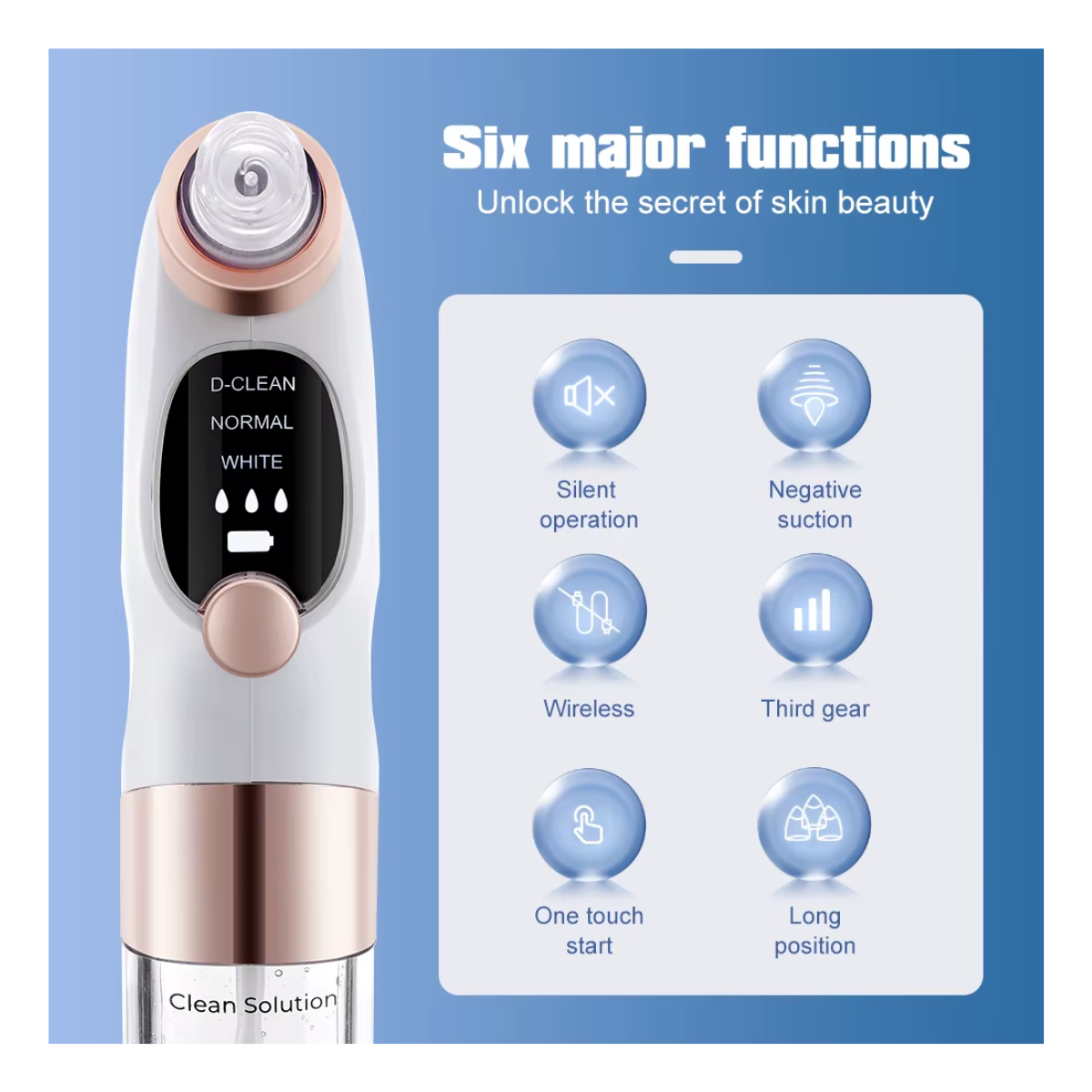 ✨ Limpiador Facial Removedor de Puntos Negros ✨