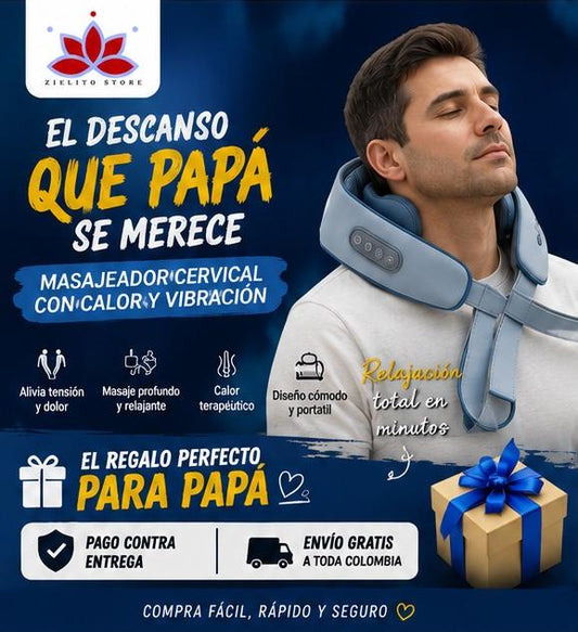 💆‍♂️✨ Masajeador de Cuello Relajante con Calefacción ✨💆‍♀️