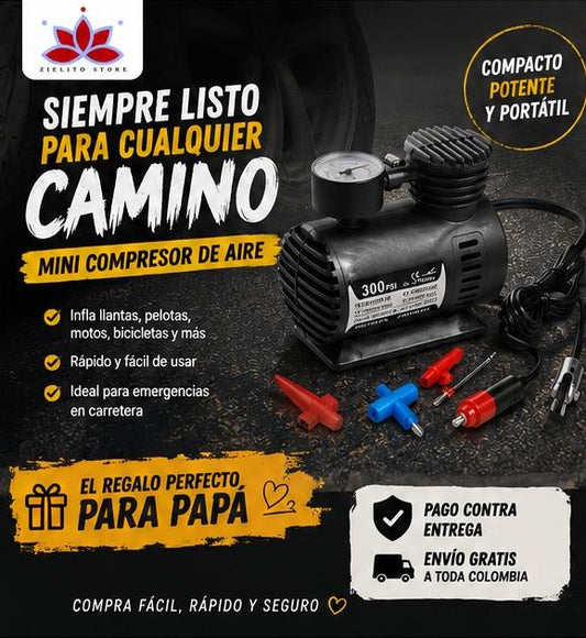 🚗💨 Mini Compresor de Aire Portátil DC12V ✨