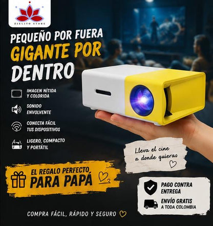 📽️✨ Mini Proyector LED YG300 – Tu Cine en Casa ✨🎬