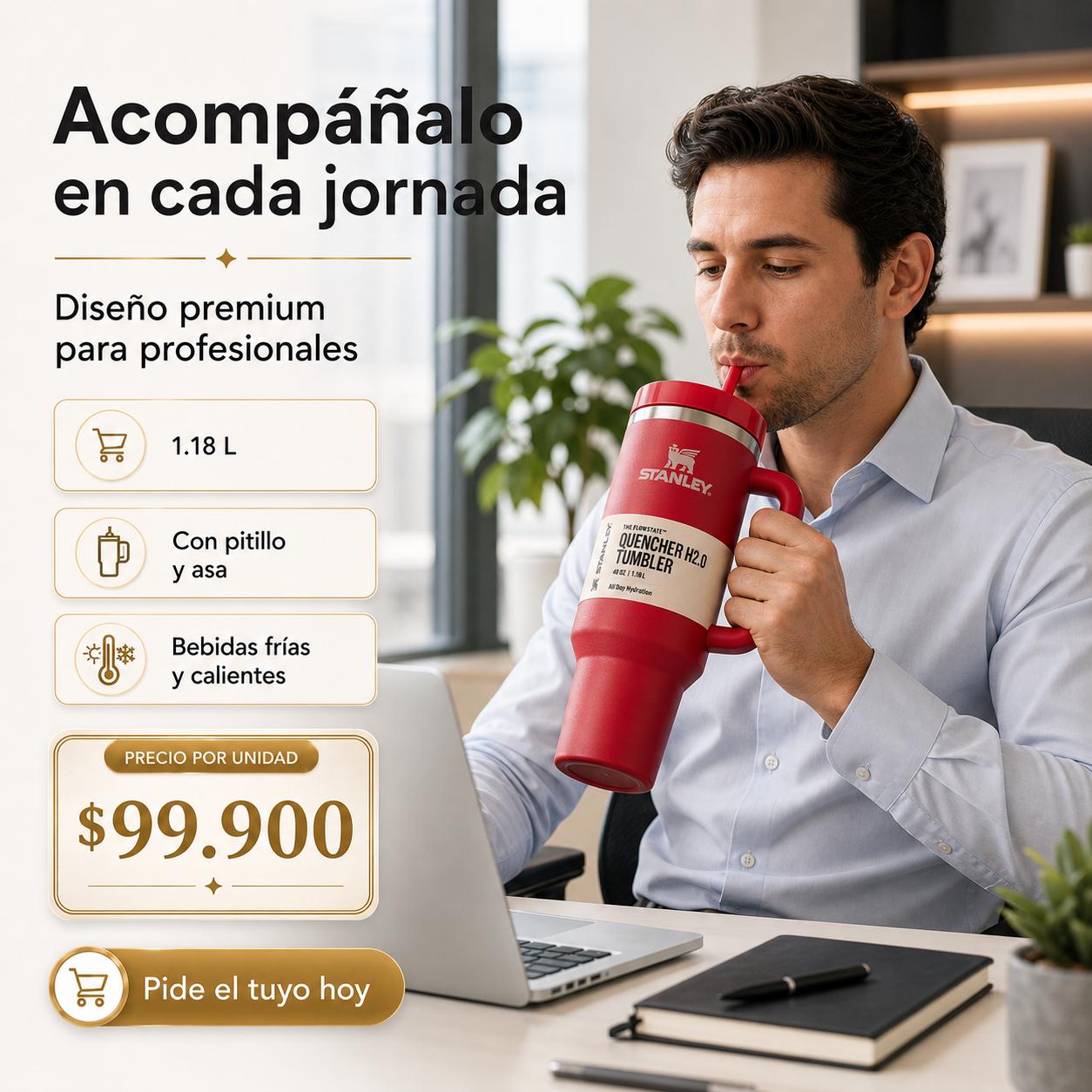 Termo Stanley Unicolor 1.18L – Máxima Duración y Rendimiento ✨☕